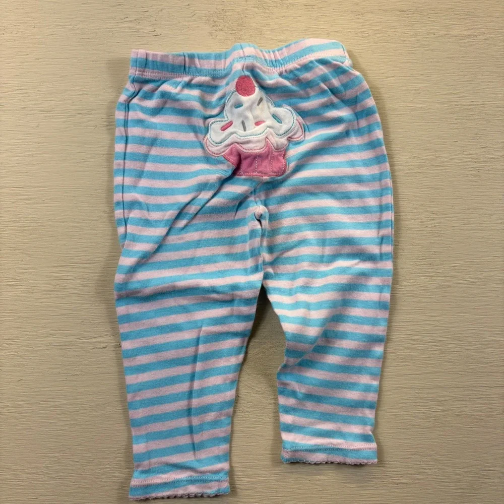 Carters Baby Girl 12 Months Clothes Bodysuits Leggings Cardigan 10pc Lot